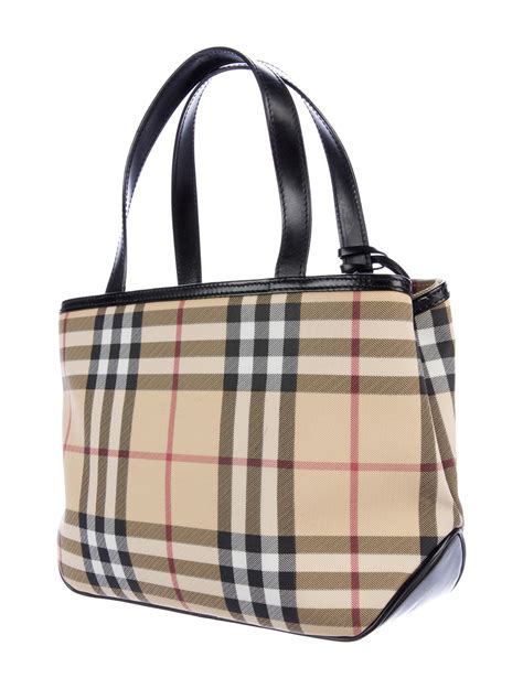 burberry small nova tote used|burberry nova check tote price.